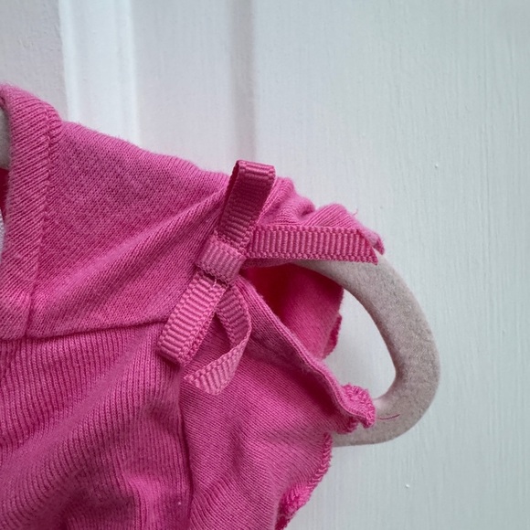 Gymboree 12-18M Girls Pink Love Daddy Short Sleeve Top Blouse - Picture 4 of 5